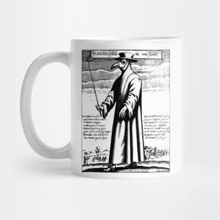 Plague Doctor Medieval Illustration Mug